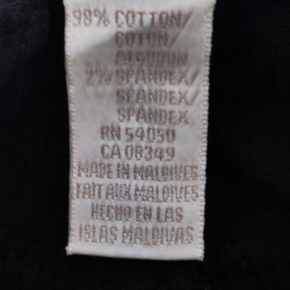 VTG Jones New York Sport corduroy pants women's sz 12 black colour curvy baggy - Picture 6 of 11